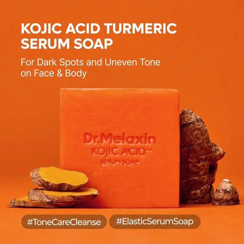 Dr.Melaxin Kojic Acid & Turmeric Brightening 3-Piece Set for Face & Body