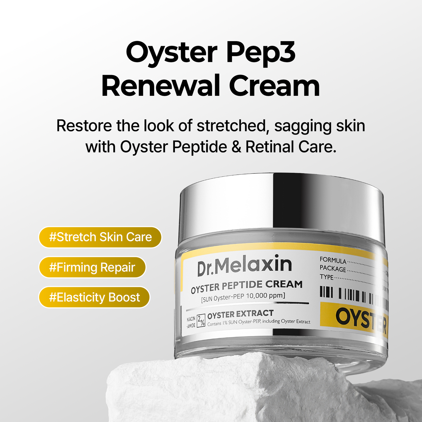 Oyster Pep-3 Renewal Serum & Cream Duo