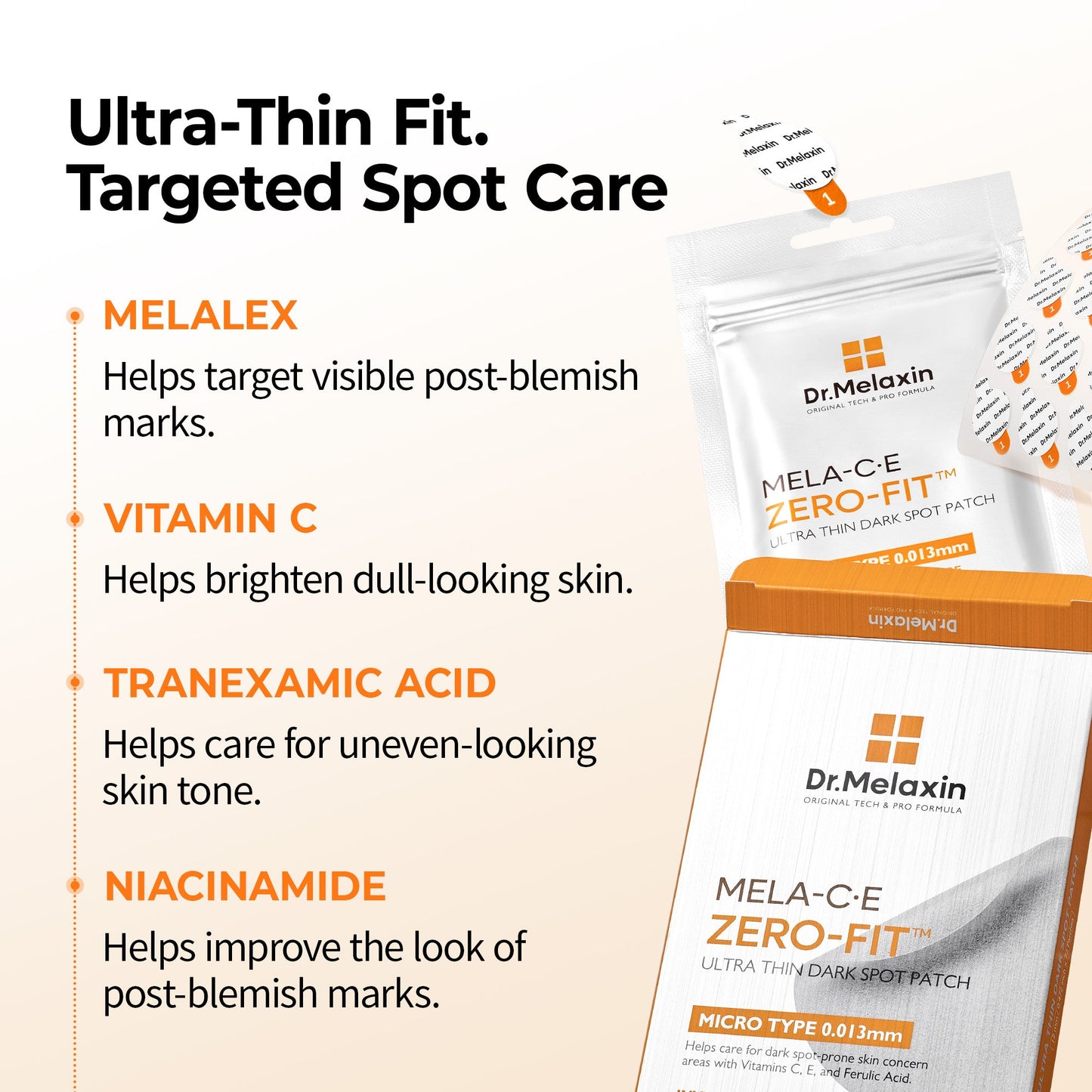 MELA-C·E ZERO FIT Ultra Thin Dark Spot Patch