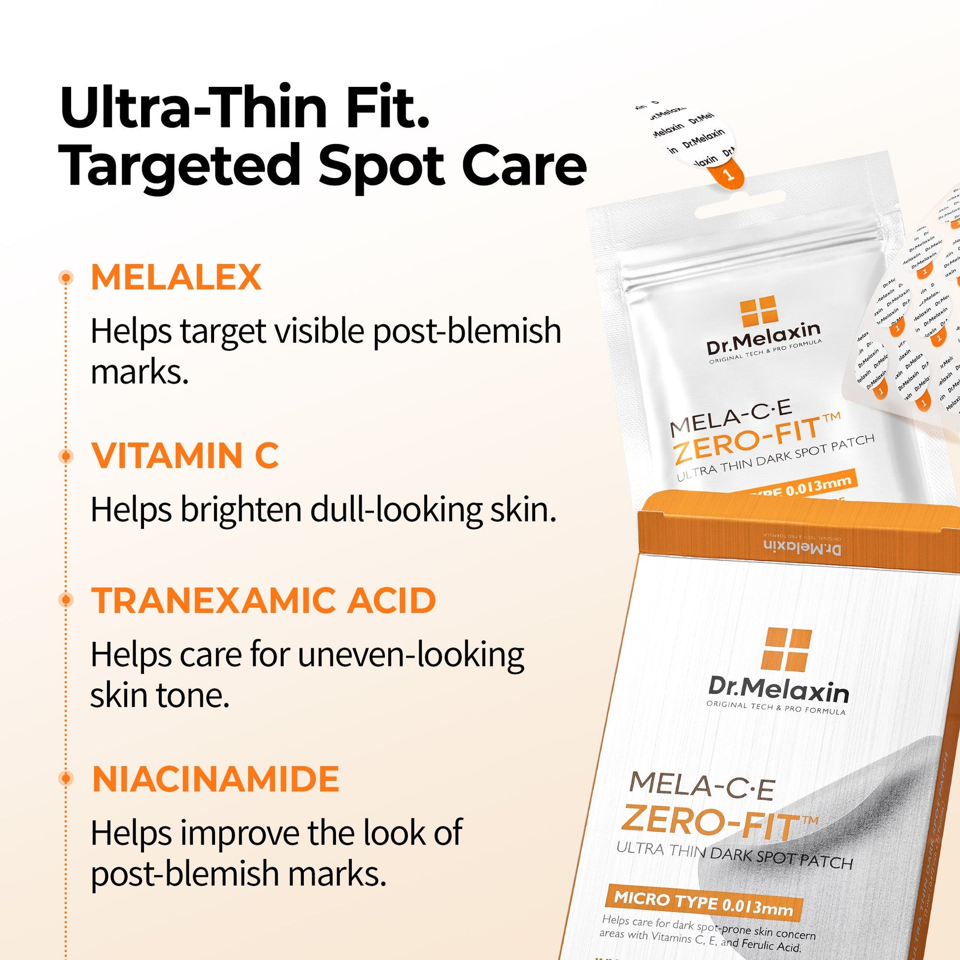 MELA-C·E ZERO FIT Ultra Thin Dark Spot Patch