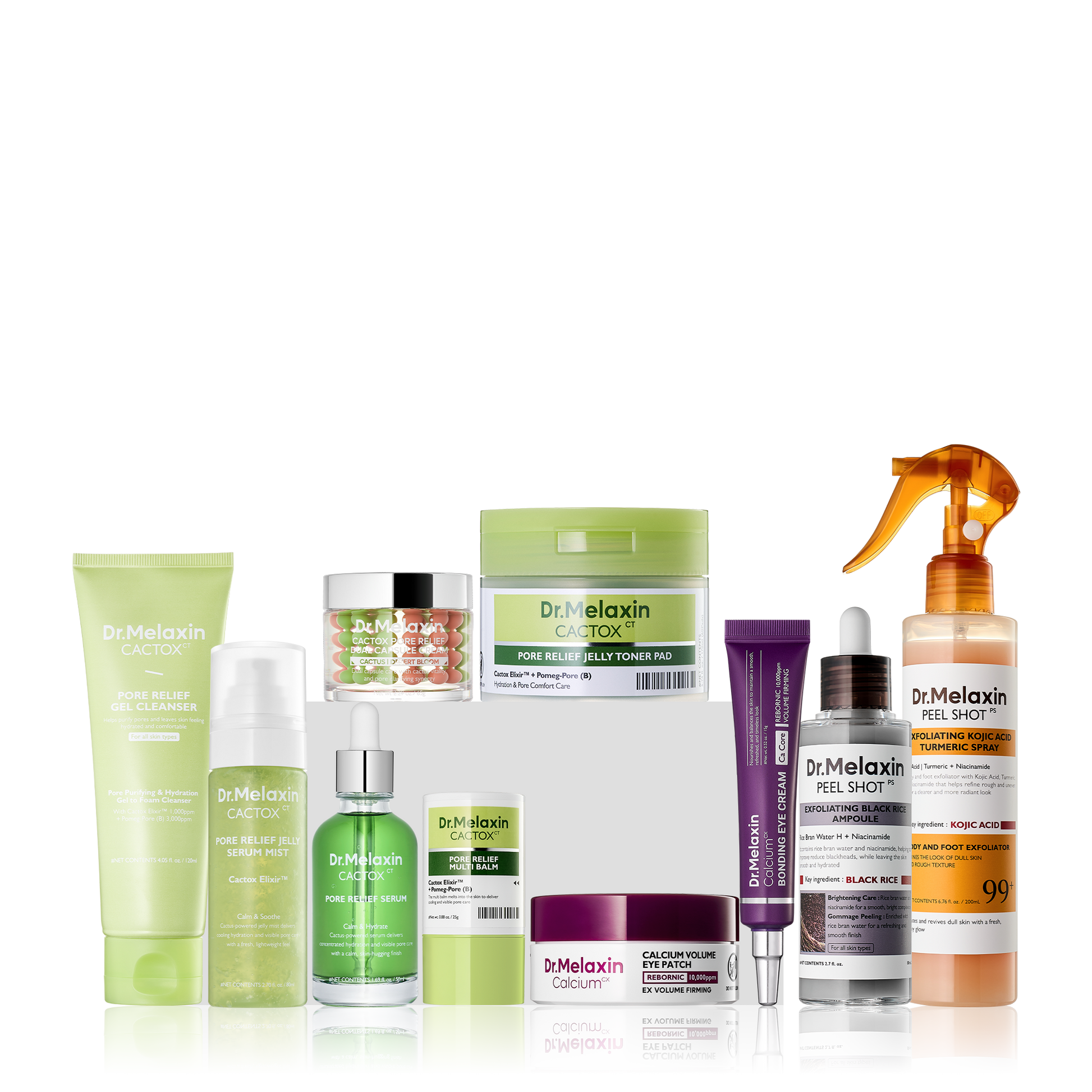 [Dr.Melaxin Exclusive] Pore-Refining & Volumizing Reset 10-Step Set