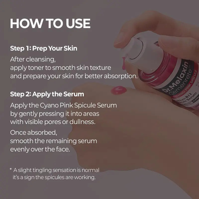 [Dr.Melaxin Official] Firming & Plumping Routine | Pink Spicule Serum, Melting Cleanser & Calcium Cream Trio