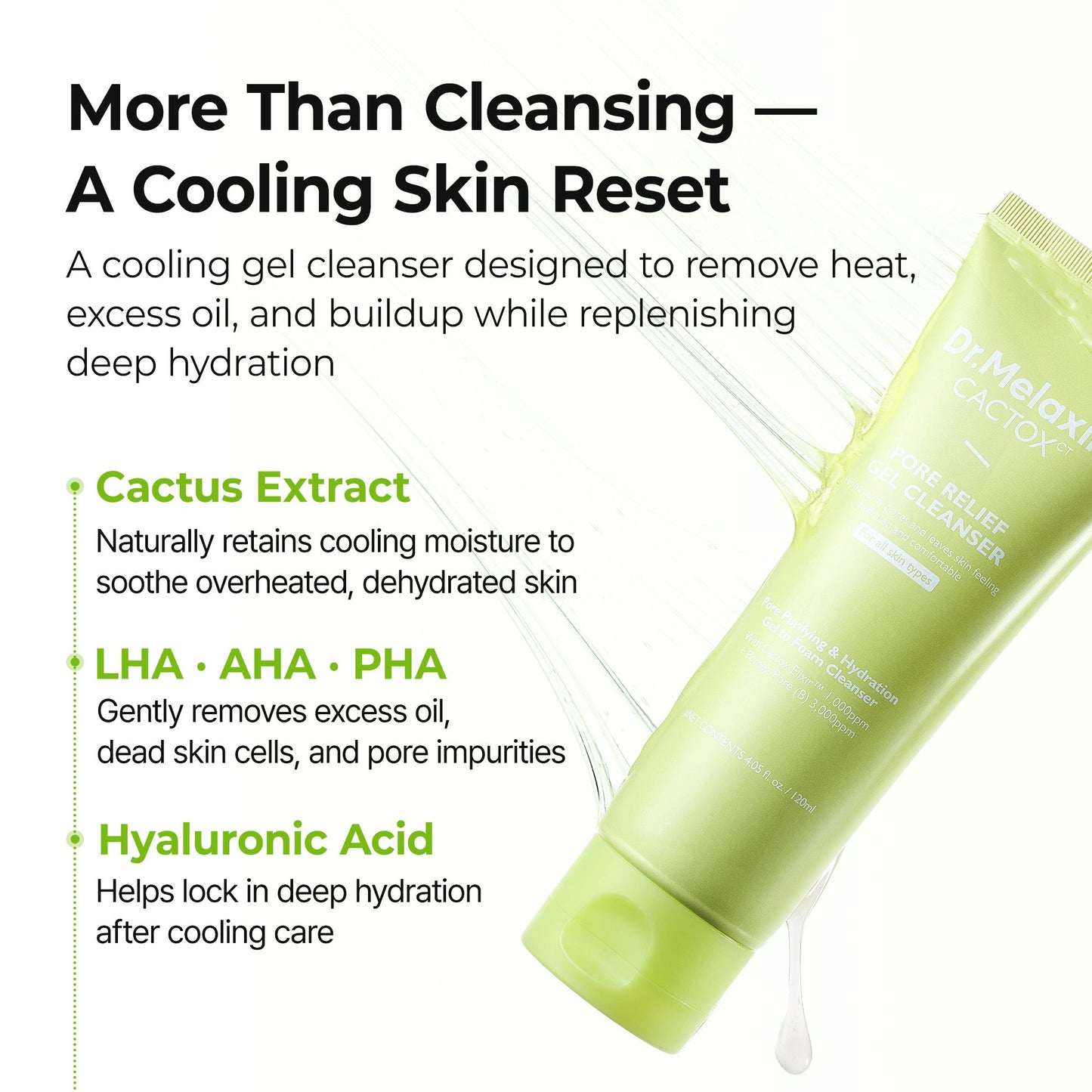 Cactox Pore Relief Gel Cleanser