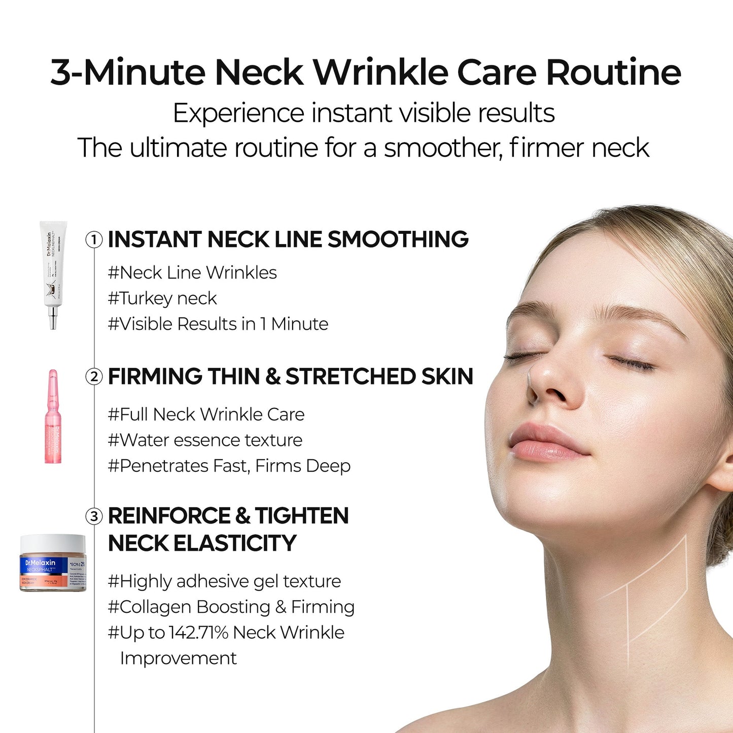 [Dr.Melaxin Exclusive] 3-Minute Neck & Face Anti-Aging Ritual Set