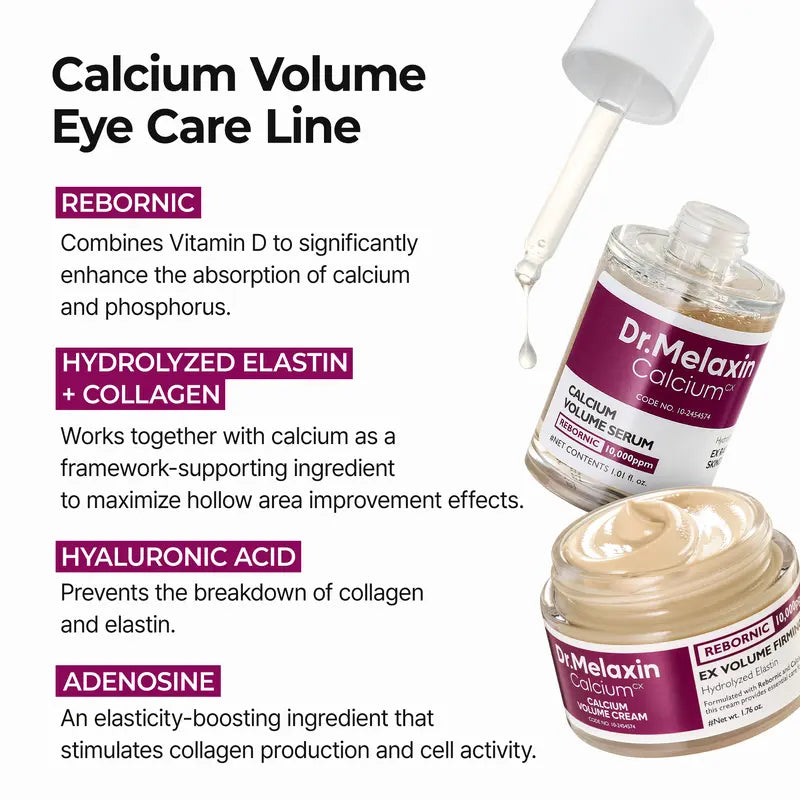 Dr.Melaxin Calcium Collagen Peptide Cream & Serum Duo