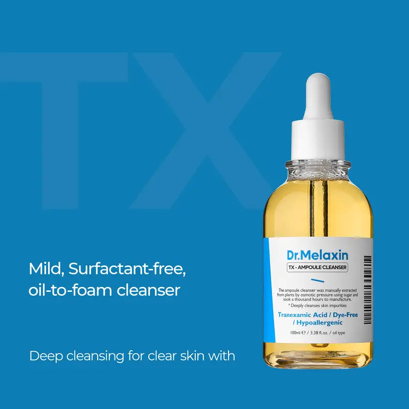 [Dr.Melaxin Official] TX Tranexamic Acid Dark Spot Care Line | TX Ampoule Cleanser + Peeling Toner + Ampoule Rx + Cream | Dark Spot, Brightening
