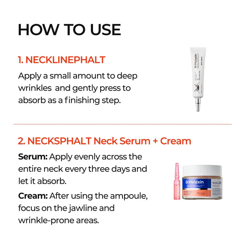 Dr.Melaxin™ Ultimate Neck Firming & Smoothing Cream Duo