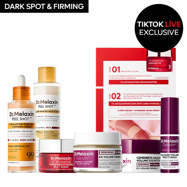 [Dr.Melaxin Official] 7-Step Dark Spot & Firming Routine Set | Brightening, Firming & Plumping Care