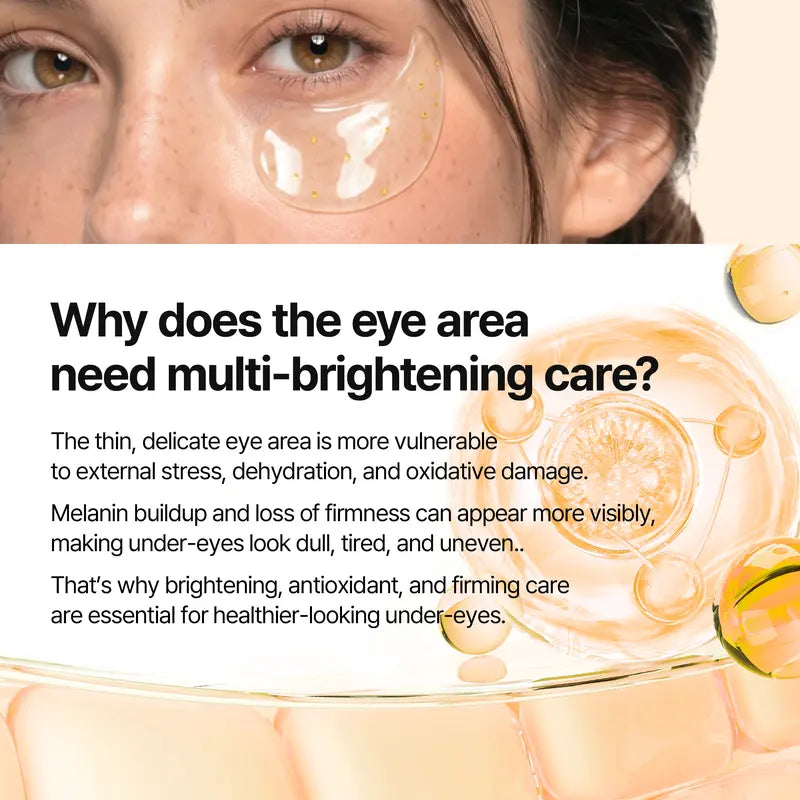 [Dr.Melaxin Official] Intensive Eye Treatment Patch Duo Set with Fade Dark Circles, Plump Fine Lines & Rebuild Eye Volume, Korean Cosmetics, Firming & Moisture Mask Under Eye Patch
