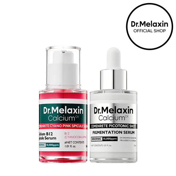 [Dr.Melaxin Official] Lumi firm & lift Duo  | plumping skin & strengthen skin density | Cyano Pink Spicule Serum + Picotonic Shot Ampoule