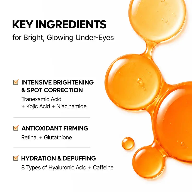 [Dr.Melaxin Official] Intensive Eye Treatment Patch Duo Set with Fade Dark Circles, Plump Fine Lines & Rebuild Eye Volume, Korean Cosmetics, Firming & Moisture Mask Under Eye Patch