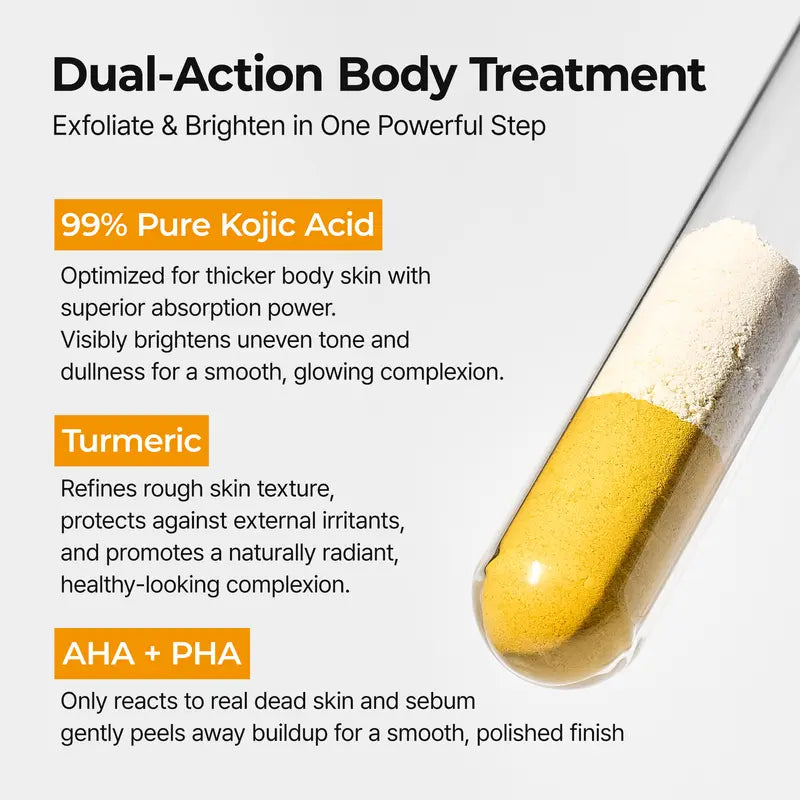 Dr.Melaxin Kojic Acid & Turmeric Dark Spot Care Bundle for Face & Body
