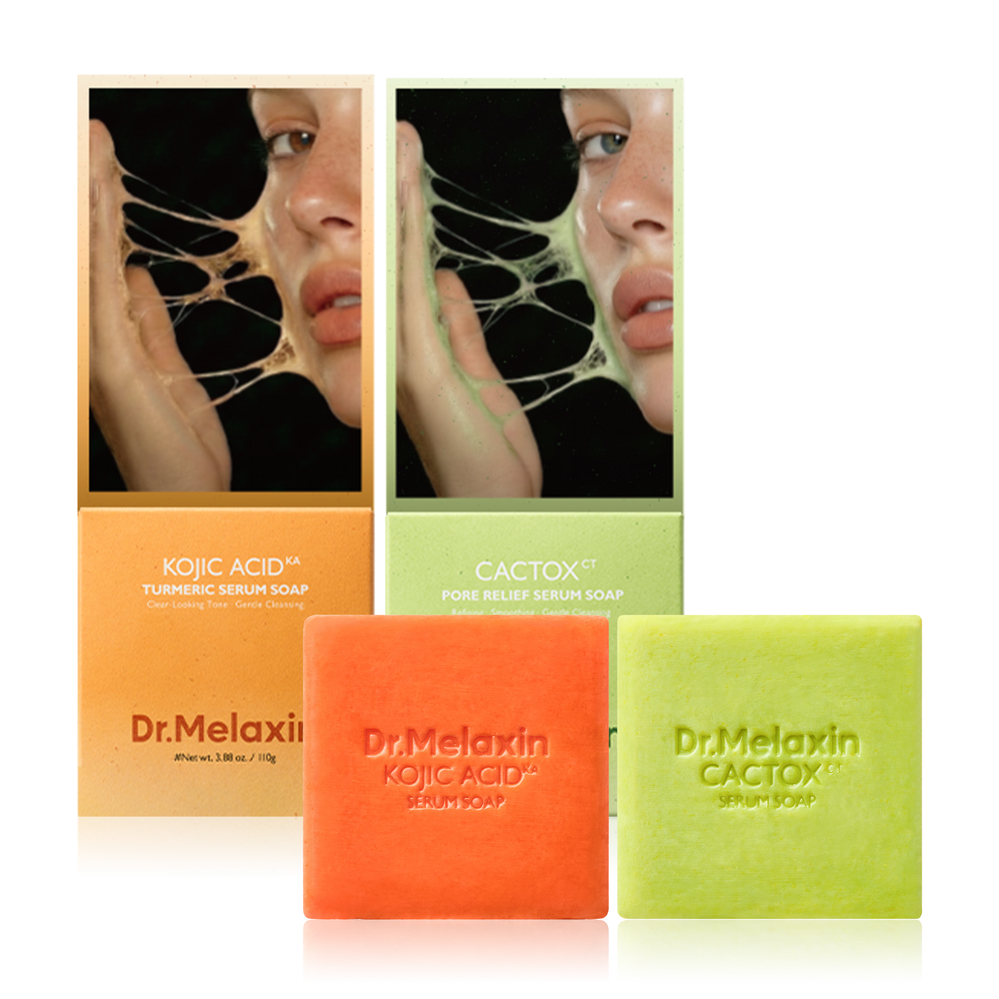 Kojic Acid & Cactox Serum Soap Cleansing Duo